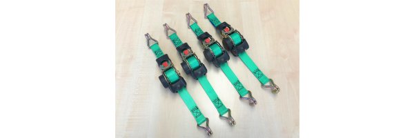 Automatic lashing straps
