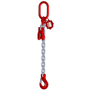 Lifting chain grade 8 1 strand 1.0 m 6 mm with shortening galvanized