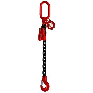 Lifting chain grade 8 1 strand 1.0 m 13 mm with shortening black