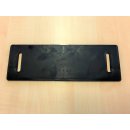 Edge protection plate for lashing straps