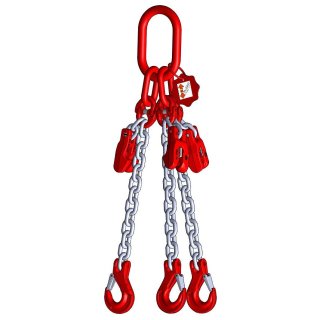 Lifting chain grade 8 3 strand 2.0 m 8 mm with shortening galvanized