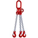 Lifting chain grade 8 3-strand 2.0 m 10 mm without...
