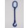 Lifting chain 10 1 strand 1.0 m 6 mm without shortening blue