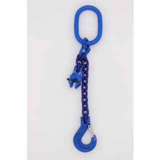 Lifting chain grade 10 1 strand 4.0 m 10 mm with shortening blue