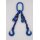 Lifting chain grade 10 2 strand 3.0 m 10 mm with shortening blue