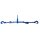 Lashing chain grade 10 1 - part lashing chain 10 mm 2.0 m blue