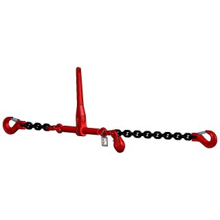 Lashing chain with H-stamp grade 8 1 - part lashing chain 10 mm 6.0 m black