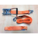 
4 pieces tension belts lashing straps 50 mm for car transport to secure wheels 2500/5000 daN