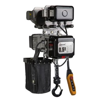 Delta Elektrokettenzug Typ SG.DTS 500 kg 2. Geschwindigkeiten 6 m Elektrofahrwerk