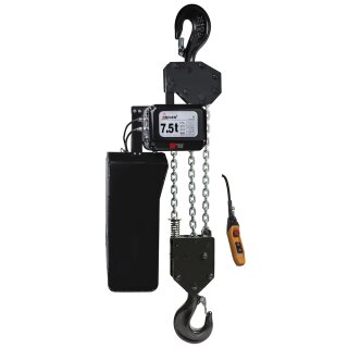 Delta electric chain hoist type SG.DTS 7500 kg 2. speeds 6 m hook