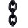 Chain high tensile GK8 6 mm black according to EN 818-2
