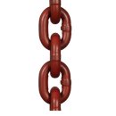 High-strength chain GK10 6 mm red-brown according to EN...