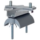 
End clamp for flat cables