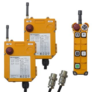 Radio control center for Delta electric chain hoist type SG.DTS and SG.DMS up to 2 chain hoists  3 functions 2. lifting speeds