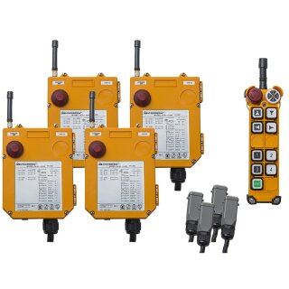 Funkzentrale Delta Elektrokettenzug Typ DEH bis zu 4 Kettenzüge 5 Funktionen