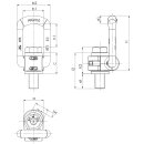Lifting points with bow GK10 1000 kg