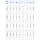 Anschlagwirbel GK8 drehbar mit H-Stempel 1120 kg M16X30