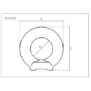 Eyenuts GK8 4000 kg M16