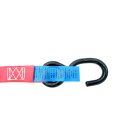 4 pieces automatic lashing strap with S-hook 5,0 m x 25 mm