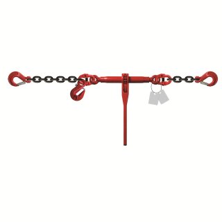 Lashing chain grade 8 1-piece lashing chain 10 mm 3.0 m black