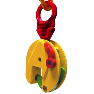 Hebeklemmen Terrier TSEU-H mit Schwenköse für Hardox Tragfähigkeit 4500 kg, Greifbereich 0-45 mm