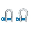 High strength shackle straight or curved