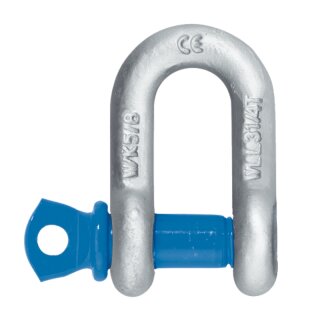 High tensile shackle Load capacity: 2,0 t D-shape